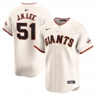 Men's San Francisco Giants #51 Jung Hoo Lee Cream Home Nike Limited Jersey