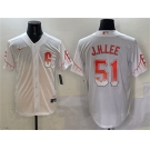 Men's San Francisco Giants #51 Jung Hoo Lee White City Connect Cool Base Stitched Baseball Jersey