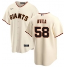 Men's San Francisco Giants #58 Nick Avila Cream Cool Base Stitched Baseball Jersey