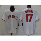 Men's Nike Los Angeles Angels #17 Shohei Ohtani White Home Stitched Baseball Jersey