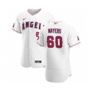 Men's Nike Los Angeles Angels #60 Mike Mayers White Home 2020 Authentic Player Baseball Jersey