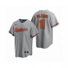 Men's Baltimore Orioles #11 Jose Iglesias Nike Gray Replica Road Jersey