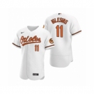 Men's Baltimore Orioles #11 Jose Iglesias Nike White Authentic 2020 Home Jersey