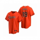 Men's Baltimore Orioles #19 Chris Davis Nike Orange 2020 Replica Alternate Jersey