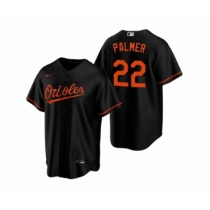 Men's Baltimore Orioles #22 Jim Palmer Nike Black Replica Alternate Jersey