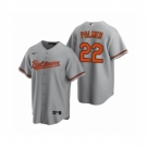 Men's Baltimore Orioles #22 Jim Palmer Nike Gray Replica Road Jersey