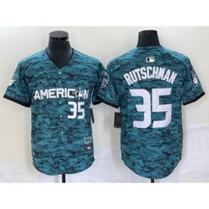 Men's Baltimore Orioles #35 Adley Rutschman Teal 2023 All Star Cool Base Stitched Baseball Jersey