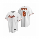 Men's Baltimore Orioles #8 Cal Ripken Jr. Nike White 2020 Replica Home Jersey