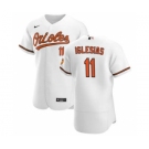 Men's Nike Baltimore Orioles #11 Jose Iglesias White Home 2020 Authentic Player Baseball Jersey