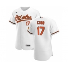 Men's Nike Baltimore Orioles #17 Alex Cobb White Home 2020 Authentic Player Baseball Jersey