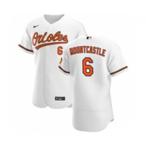 Men's Nike Baltimore Orioles #6 Ryan Mountcastle White Home 2020 Authentic Player Baseball Jersey