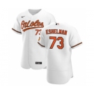 Men's Nike Baltimore Orioles #73 Thomas Eshelman White Home 2020 Authentic Player Baseball Jersey