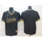 Men's Nike Baltimore Orioles Blank Authentic Black Gold Fashion Baseball Jersey