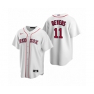 Boston Red Sox #11 Rafael Devers Nike White Replica Home Jersey