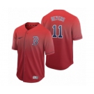 Boston Red Sox #11 Rafael Devers Red Fade Nike Jersey