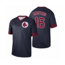 Boston Red Sox #16 Andrew Benintendi Navy Cooperstown Collection Legend Jersey