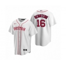 Boston Red Sox #16 Andrew Benintendi Nike White Replica Alternate Jersey