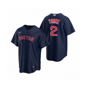 Boston Red Sox #2 Nick Yorke Navy 2020 MLB Draft Replica Alternate Jersey