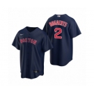 Boston Red Sox #2 Xander Bogaerts Nike Navy Replica Alternate Jersey