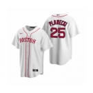 Boston Red Sox #25 Kevin Plawecki Nike White Replica Alternate Jersey