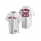 Boston Red Sox #25 Kevin Plawecki Nike White Replica Home Jersey