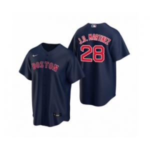 Boston Red Sox #28 J.D. Martinez Nike Navy Replica Alternate Jersey