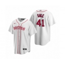 Boston Red Sox #41 Chris Sale Nike White Replica Alternate Jersey