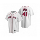 Boston Red Sox #41 Chris Sale Nike White Replica Home Jersey