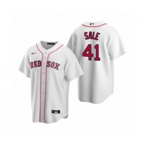 Boston Red Sox #41 Chris Sale Nike White Replica Home Jersey