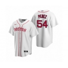 Boston Red Sox #54 Martin Perez Nike White Replica Alternate Jersey