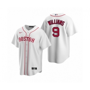 Boston Red Sox #9 Ted Williams Nike White Replica Alternate Jersey