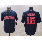 Men's Boston Red Sox #16 Jarren Duran Navy Cool Base Stitched Jersey