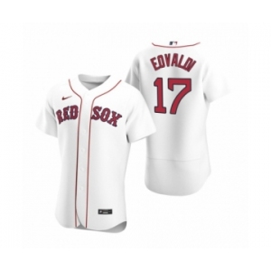 Men's Boston Red Sox #17 Nathan Eovaldi Nike White Authentic 2020 Home Jersey