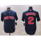 Men's Boston Red Sox #2 Xander Bogaerts Navy Cool Base Stitched Jersey