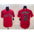 Men's Boston Red Sox #2 Xander Bogaerts Red Cool Base Stitched Baseball Jersey