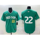 Men's Boston Red Sox #22 Garrett Whitlock Green 2025 City Connect Limited Stitched Baseball Jersey