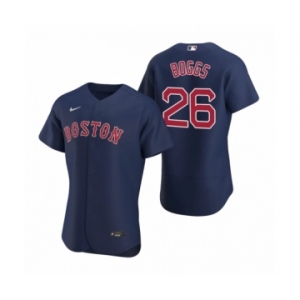 Men's Boston Red Sox #26 Wade Boggs Nike Navy Authentic 2020 Alternate Jersey