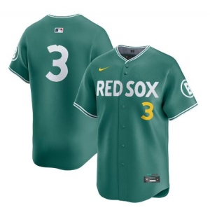 Men's Boston Red Sox #3 Ceddanne Rafaela Green 2025 City Connect Limited Stitched Baseball Jersey