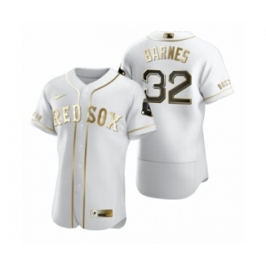 Men's Boston Red Sox #32 Matt Barnes Nike White Authentic Golden Edition Jersey