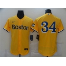 Men's Boston Red Sox #34 David Ortiz Nike Gold 2021 City Connect Jersey