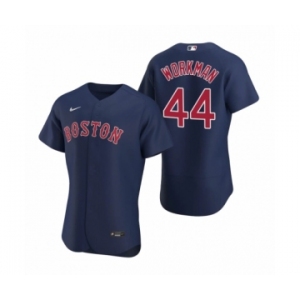 Men's Boston Red Sox #44  Brandon Workman Nike Navy Authentic 2020 Alternate Jersey