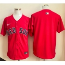 Men's Boston Red Sox Blank Red Limited Stitched Baseball Jersey