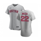 Men's Nike Boston Red Sox #22 Chris Mazza Gray Road 2020 Authentic Team Baseball Jersey