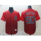 Men's Nike Boston Red Sox #50 Mookie Betts Red Drift Fashion MLB Jersey