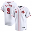 Men's Cincinnati Reds #9 Matt McLain White Home Limited Baseball Stitched Jersey