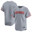 Men's Cincinnati Reds Blank Gray Away Limited Baseball Stitched Jersey