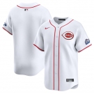 Men's Cincinnati Reds Blank White 2025 Speedway Classic Home Limited Stitched Baseball Jersey
