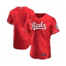 Men's Nike Cincinnati Reds 2020 Scarlet Authentic Alternate Team Baseball Jersey