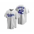 Dodgers #42 Jackie Robinson Nike White Cooperstown Collection Home Jersey