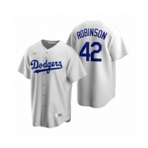 Dodgers #42 Jackie Robinson Nike White Cooperstown Collection Home Jersey